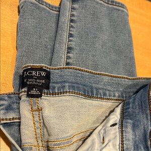 J.Crew Light Blue Mid-Rise Skinny Jeans